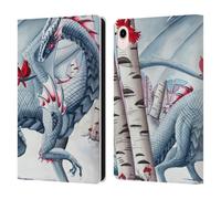 Head Case Designs Officially Licensed Carla Morrow Lady Of The Forest Dragons Leather Wallet Case Compatible With Apple iPad mini (2021/2024)