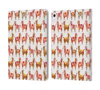 Head Case Designs Officially Licensed Cat Coquillette Alpacas Animals Leather Wallet Case Compatible With Apple iPad Air 13 2024/2025