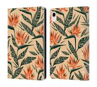 Head Case Designs Officially Licensed Cat Coquillette Bird Of Paradise Tropical Wildlife Leather Wallet Case Compatible With Apple iPad mini (2021/2024)