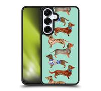 Head Case Designs Officially Licensed Cat Coquillette Blue Dachshunds Animals Gel Armour Case [Military Grade Protection] Compatible With Samsung Galaxy S25+