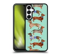 Head Case Designs Officially Licensed Cat Coquillette Blue Dachshunds Animals Gel Armour Case [Military Grade Protection] Compatible With Samsung Galaxy A16 5G