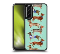 Head Case Designs Officially Licensed Cat Coquillette Blue Dachshunds Animals Gel Armour Case [Military Grade Protection] Compatible With Samsung Galaxy A36 5G