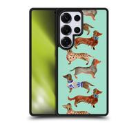 Head Case Designs Officially Licensed Cat Coquillette Blue Dachshunds Animals Gel Armour Case [Military Grade Protection] Compatible With Samsung Galaxy S25 Ultra