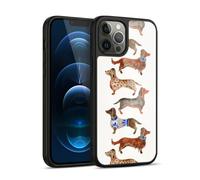 Head Case Designs Officially Licensed Cat Coquillette Dachshunds Animals Gel Armour Case [Military Grade Protection] Compatible With Apple iPhone 12 Pro Max