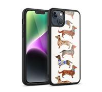 Head Case Designs Officially Licensed Cat Coquillette Dachshunds Animals Gel Armour Case [Military Grade Protection] Compatible With Apple iPhone 14 Plus