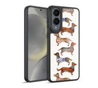 Head Case Designs Officially Licensed Cat Coquillette Dachshunds Animals Gel Armour Case [Military Grade Protection] Compatible With Samsung Galaxy S25 Edge