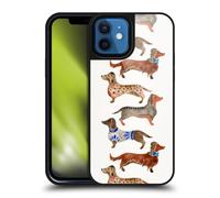 Head Case Designs Officially Licensed Cat Coquillette Dachshunds Animals Gel Armour Case [Military Grade Protection] Compatible With Apple iPhone 12 / iPhone 12 Pro
