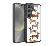 Head Case Designs Officially Licensed Cat Coquillette Dachshunds Animals Gel Armour Case [Military Grade Protection] Compatible With Samsung Galaxy S24 5G
