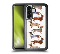 Head Case Designs Officially Licensed Cat Coquillette Dachshunds Animals Ultra-Armoured Shockproof Case [Military Grade Protection] Compatible With Samsung Galaxy A56 5G