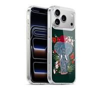 Head Case Designs Officially Licensed Cat Coquillette Elephant And Aloe Tropical Wildlife Gel Case [Military Grade Protection] Compatible with Apple iPhone 17 Pro Max and Compatible with MagSafe