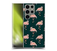 Head Case Designs Officially Licensed Cat Coquillette Flamingo Sparkles Tropical Wildlife Hard Back Case Compatible With Samsung Galaxy S24 Ultra 5G