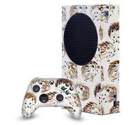Head Case Designs Officially Licensed Cat Coquillette Hedgehogs Art Mix Game Console Wrap and Game Controller Skin Bundle Compatible With Xbox Series S
