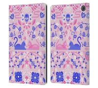 Head Case Designs Officially Licensed Cat Coquillette Kittens Symmetry Animals Leather Wallet Case Compatible With Amazon Fire Max 11 2023