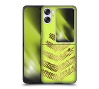 Head Case Designs Officially Licensed Cat Coquillette Leaflets Yellow Nature Hard Back Case Compatible With Oppo Find N2 Flip