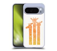 Head Case Designs Officially Licensed Cat Coquillette Orange Ombre Giraffes Animals Gel Case [Military Grade Protection] Compatible with Google Pixel 10 Pro XL and Compatible with MagSafe