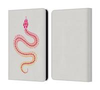 Head Case Designs Officially Licensed Cat Coquillette Pink Ombre Snake Skeleton Animals Leather Wallet Case Compatible With Amazon Kindle 11th Gen (2024)