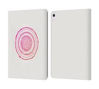 Head Case Designs Officially Licensed Cat Coquillette Pink Quaking Nature Leather Wallet Case Compatible With Apple iPad Air 13 2024/2025