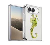Head Case Designs Officially Licensed Cat Coquillette Seahorse Green Sea Gel Case [Military Grade Protection] Compatible with Apple iPhone Duo and Compatible with MagSafe
