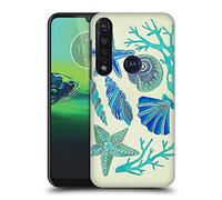 Head Case Designs Officially Licensed Cat Coquillette Seashells Blue Sea Hard Back Case Compatible With Motorola Moto G8 Plus