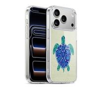 Head Case Designs Officially Licensed Cat Coquillette Turtle Blue Sea Gel Case [Military Grade Protection] Compatible with Apple iPhone 17 Pro and Compatible with MagSafe