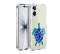 Head Case Designs Officially Licensed Cat Coquillette Turtle Blue Sea Gel Case [Military Grade Protection] Compatible with Apple iPhone 17 and Compatible with MagSafe