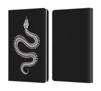 Head Case Designs Officially Licensed Cat Coquillette White Ombre Snake Skeleton Animals Leather Wallet Case Compatible With Amazon Kindle Paperwhite 6