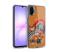 Head Case Designs Officially Licensed Cat Coquillette with Zebra Leap Tropical Wildlife Gel Case [Military Grade Protection] Compatible With Samsung Galaxy A07 4G