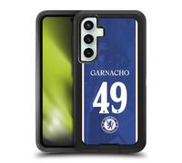 Head Case Designs Officially Licensed Chelsea FC Alejandro Garnacho 2025/26 Players Home Kit 2nd Group Ultra-Armoured Shockproof Case [Military Grade] Compatible With Samsung Galaxy S23 FE 5G