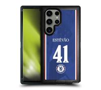 Head Case Designs Officially Licensed Chelsea FC Estêvão Willian 2025/26 Players Home Kit 2nd Group Ultra-Armoured Shockproof Case [Military Grade] Compatible With Samsung Galaxy S23 Ultra 5G