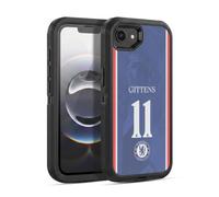Head Case Designs Officially Licensed Chelsea FC Jamie Gittens 2025/26 Players Home Kit 2nd Group Ultra-Armoured Shockproof Case [Military Grade] Compatible With Apple iPhone 16e / iPhone 17e