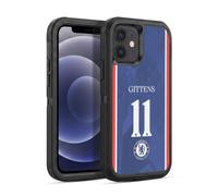 Head Case Designs Officially Licensed Chelsea FC Jamie Gittens 2025/26 Players Home Kit 2nd Group Ultra-Armoured Shockproof Case [Military Grade] Compatible With Apple iPhone 12 / iPhone 12 Pro