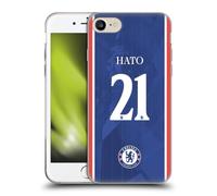 Head Case Designs Officially Licensed Chelsea FC Jorrel Hato 2025/26 Players Home Kit 1st Group Gel Case [Military Grade] Compatible with Apple iPhone 7/8 / SE 2020 & 2022 & Compatible with MagSafe