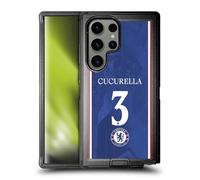 Head Case Designs Officially Licensed Chelsea FC Marc Cucurella 2025/26 Players Home Kit 1st Group Ultra-Armoured Shockproof Case [Military Grade] Compatible With Samsung Galaxy S24 Ultra 5G