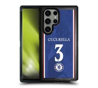 Head Case Designs Officially Licensed Chelsea FC Marc Cucurella 2025/26 Players Home Kit 1st Group Ultra-Armoured Shockproof Case [Military Grade] Compatible With Samsung Galaxy S23 Ultra 5G