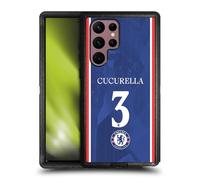 Head Case Designs Officially Licensed Chelsea FC Marc Cucurella 2025/26 Players Home Kit 1st Group Ultra-Armoured Shockproof Case [Military Grade] Compatible With Samsung Galaxy S22 Ultra 5G