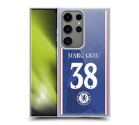 Head Case Designs Officially Licensed Chelsea FC Marc Guiu 2025/26 Players Home Kit 2nd Group Gel Case [Military Grade] Compatible with Samsung Galaxy S23 Ultra 5G and Compatible with MagSafe