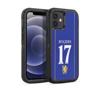 Head Case Designs Officially Licensed Chelsea FC Morgan Rogers 2026/27 Players Home Kit 1st Group Ultra-Armoured Shockproof Case [Military Grade] Compatible With Apple iPhone 12 / iPhone 12 Pro