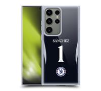 Head Case Designs Officially Licensed Chelsea FC Robert Sánchez 2025/26 Players Home Kit 1st Group Gel Case [Military Grade] Compatible with Samsung Galaxy S23 Ultra 5G and Compatible with MagSafe