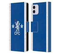 Head Case Designs Officially Licensed Chelsea Football Club 1978 Home Retro Kit and Stadium Leather Flip Case Compatible With Apple iPhone 11