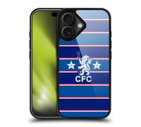 Head Case Designs Officially Licensed Chelsea Football Club 1984 Home Retro Kit and Stadium Gel Armour Case [Military Grade Protection] Compatible With Apple iPhone 17