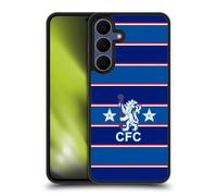 Head Case Designs Officially Licensed Chelsea Football Club 1984 Home Retro Kit and Stadium Gel Armour Case [Military Grade Protection] Compatible With Samsung Galaxy S25 FE