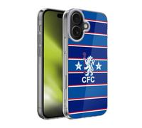 Head Case Designs Officially Licensed Chelsea Football Club 1984 Home Retro Kit and Stadium Gel Case [Military Grade Protection] Compatible With Apple iPhone 17