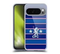 Head Case Designs Officially Licensed Chelsea Football Club 1984 Home Retro Kit and Stadium Gel Case [Military Grade Protection] Compatible With Google Pixel 10