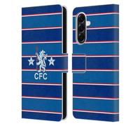 Head Case Designs Officially Licensed Chelsea Football Club 1984 Home Retro Kit and Stadium Leather Flip Case Compatible With Samsung Galaxy A56 5G