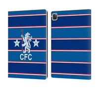 Head Case Designs Officially Licensed Chelsea Football Club 1984 Home Retro Kit and Stadium Leather Flip Case Compatible With Apple iPad Pro 12.9 2020/2021/2022