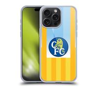 Head Case Designs Officially Licensed Chelsea Football Club 1998 Away Retro Kit and Stadium Gel Case [Military Grade Protection] Compatible with Apple iPhone 15 Pro Max and Compatible with MagSafe