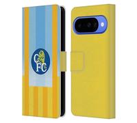 Head Case Designs Officially Licensed Chelsea Football Club 1998 Away Retro Kit and Stadium Leather Flip Case Compatible With Google Pixel 10