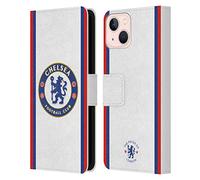 Head Case Designs Officially Licensed Chelsea Football Club Away 2019/20 Kit Leather Flip Case Compatible With Apple iPhone 13