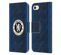 Head Case Designs Officially Licensed Chelsea Football Club Away 2023/24 Kit Leather Flip Case Compatible With Apple iPhone 7/8 / SE 2020 & 2022
