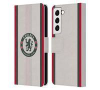 Head Case Designs Officially Licensed Chelsea Football Club Away 2025/26 Kit Leather Flip Case Compatible With Samsung Galaxy S22 5G